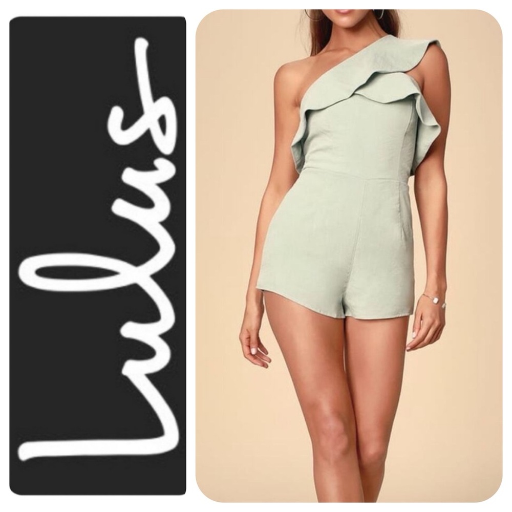 Lulu’s Sage Green Romper XL